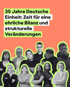 35 Jahre Deutsche Einheit: Zeit für eine ehrliche Bilanz und strukturelle Veränderungen